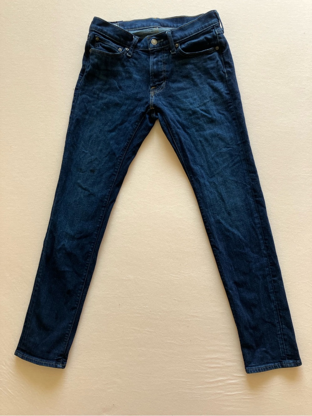 Abercrombie & Fitch Men’s Felix Super Skinny Jeans 30x32 Dark Wash